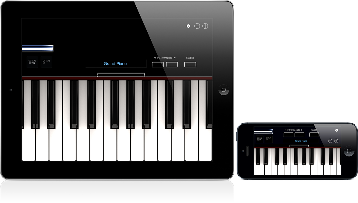 Iphone Ipad用ピアノアプリ Live Piano フレームシンセシス
